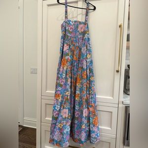 Free people park slope maxi dress size xs